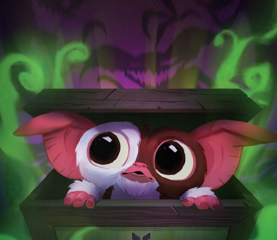 Gremlin saindo de baú. Gremlins Secrets of the Mogwai / Imagem Yandex